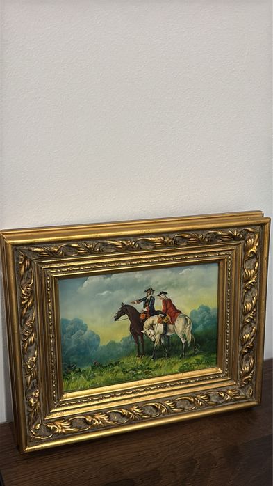 Антикварна картина 26х21 см