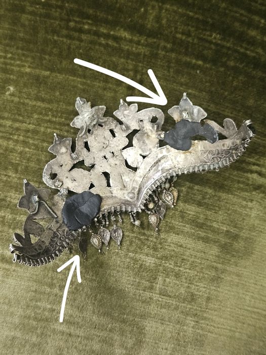 Стара сребърна корона от 19 ти век