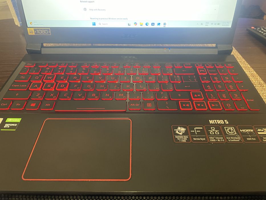 Acer Nitro 5 AN515-55 | i7-10750H | GTX 1650 Ti | 8GB RAM | 512GB SSD