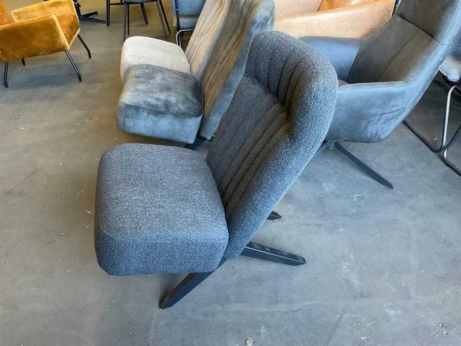 Fotoliu modern tapițat gri