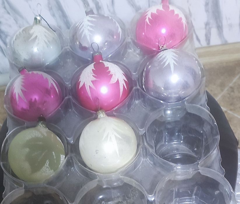 Елочные игрушки. Шары.советские