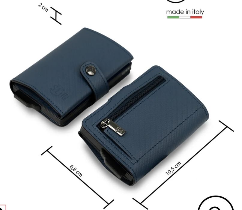 Portofel made in Italy cu protectie RFID/NFC