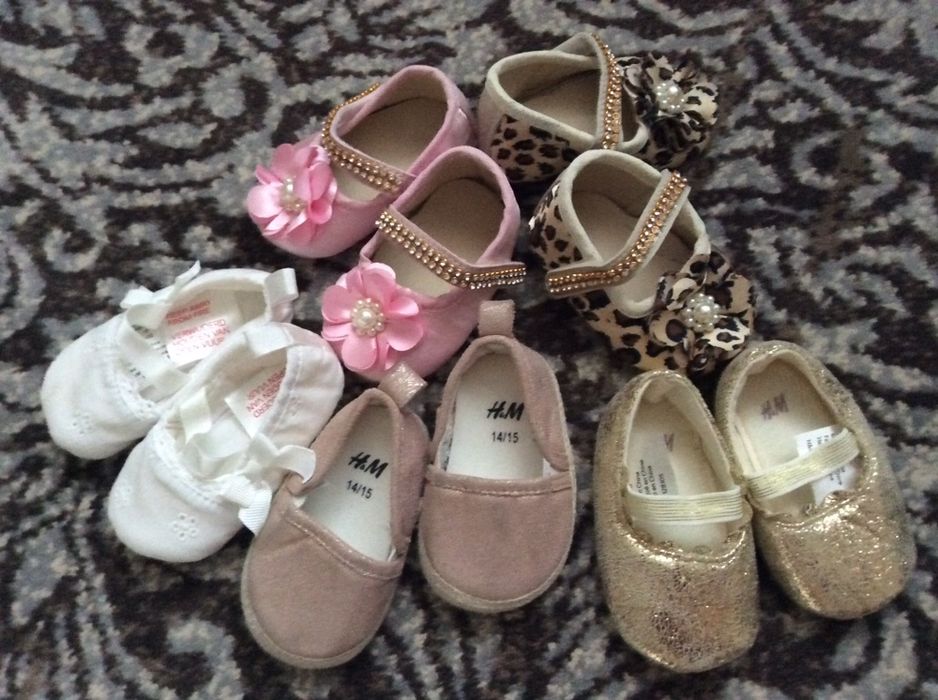 H&m pantofi botosei bebelus fata
