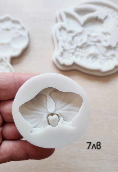 Силиконови молдове, форма, калъп за восък, гипс, сапун