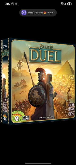7 wonder duel Борд Гейм