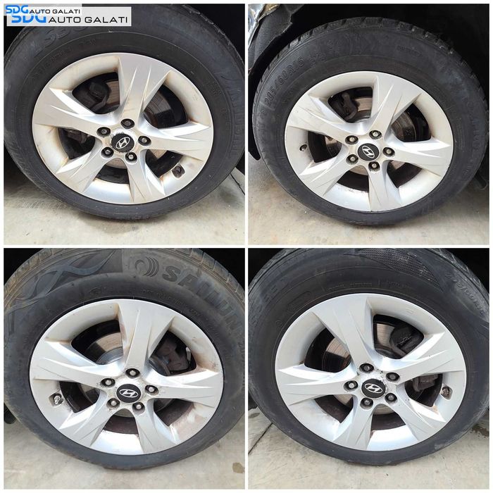 Set 4 Jante Janta Roata Roti Aluminiu 205 60 16 R16 Mitsubishi Outlander 2003 - 2007 PCD 5x114.3 CB 67.1 [Q10299]