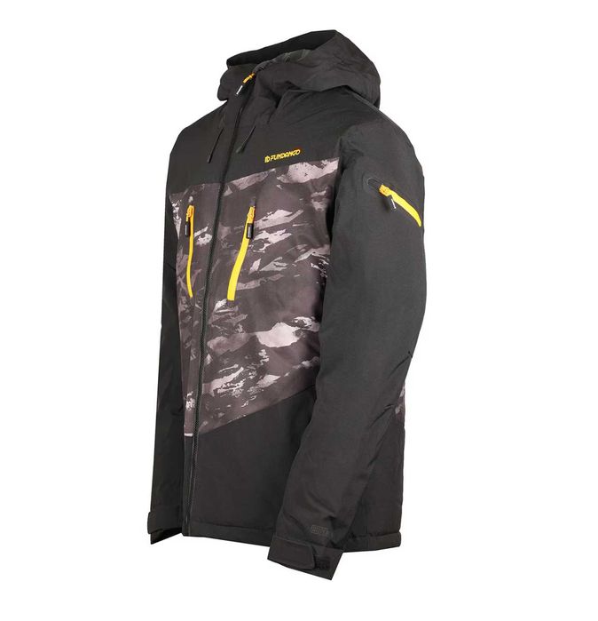 Geaca impermeabila ski Fundango Privet Allmountain, Negru/Alb, S