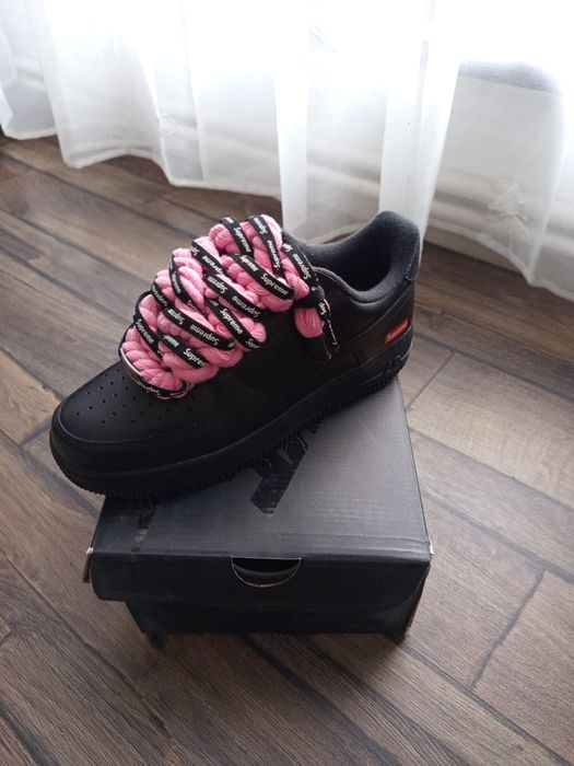 Nike Air Force 1  - Supreme Black –  – Mărimea 38