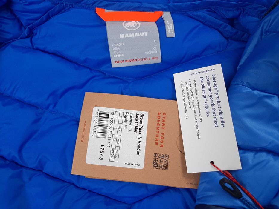 Mammut Broad Peak IN - Оригинално мъжко яке с пух размер L