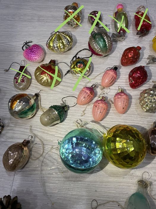 Елочные игрушки винтаж