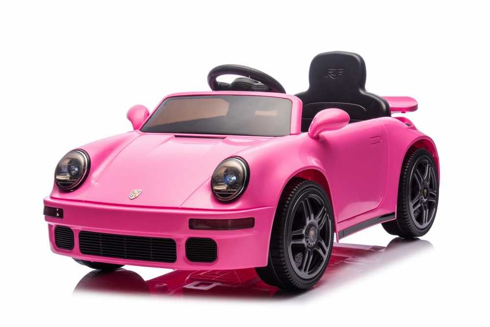 Masinuta electrica copii Porsche RUF CTR Roz telecomanda,90w roti eva