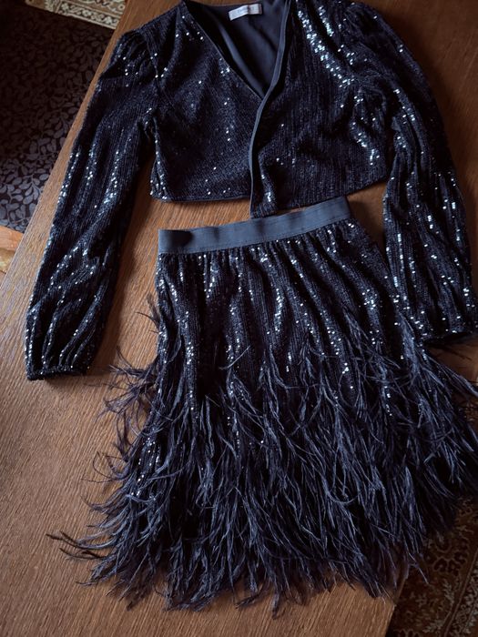 Сет TWINSET с пера и  пайети