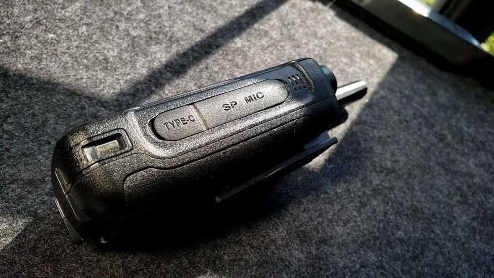 Baofeng F22 2 Микро преносимо радио PMR446 LCD дисплей Type-C черен