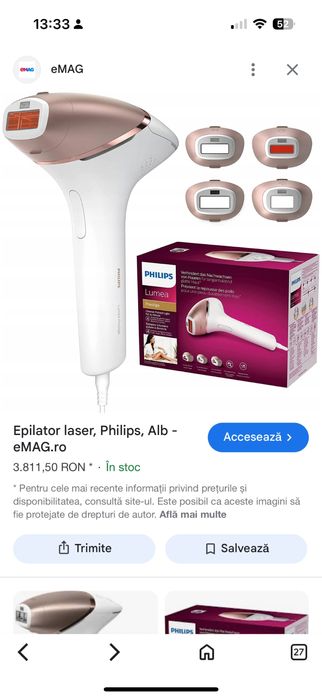 Epilator ipl philips