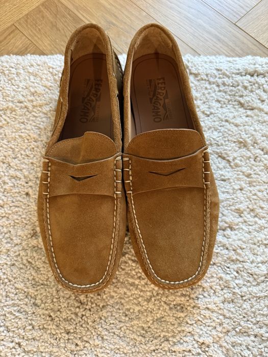 Мъжки мокасини оригинал Salvatore Ferragamo