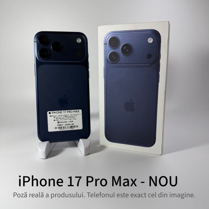ispotmobile.ro  iPhone 17 Pro Max 256GB NOU Garanție 2 ani