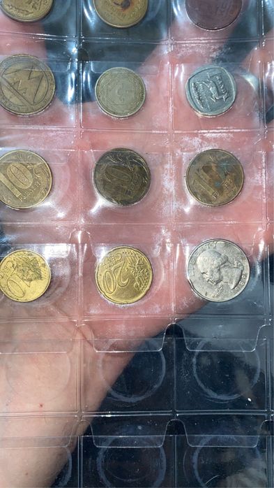 Монеты разных стран на обмен