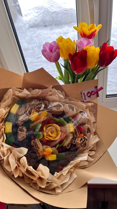 Букеты из сухофруктов