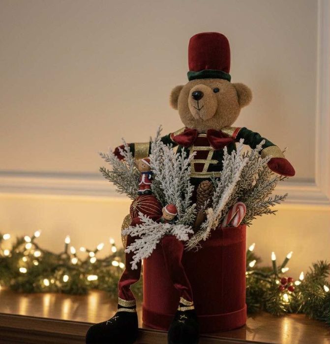 Ръчно изработени Коледни кадифени кутии