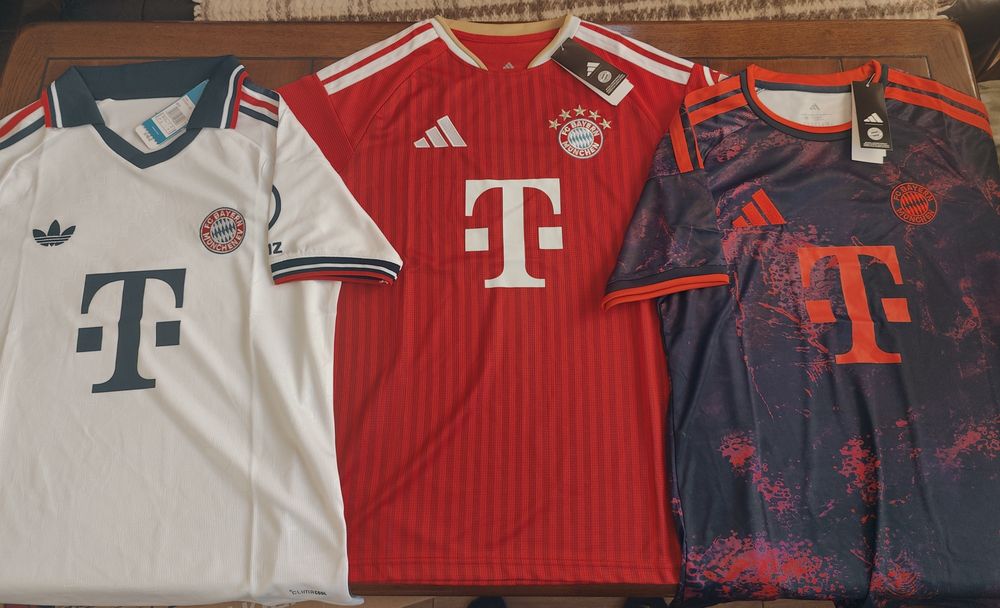 Футболни тениски Bayern Munchen сезон 26/27 Home, Away, Third