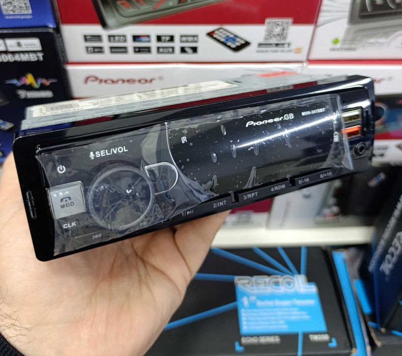 Pioneer 341 BT Bluetooth Avtomagnitola 12V/24V USB TF AUX