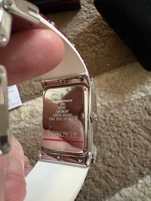 Ceas dama roz cu cristale Swarovski
