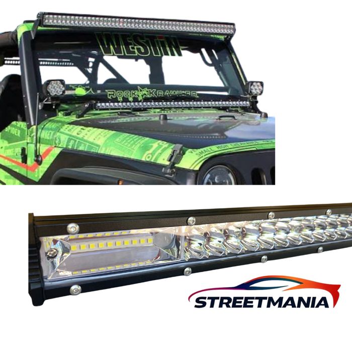LED бар тънък 80 см за джип и офроуд – мощно водоустойчиво осветление