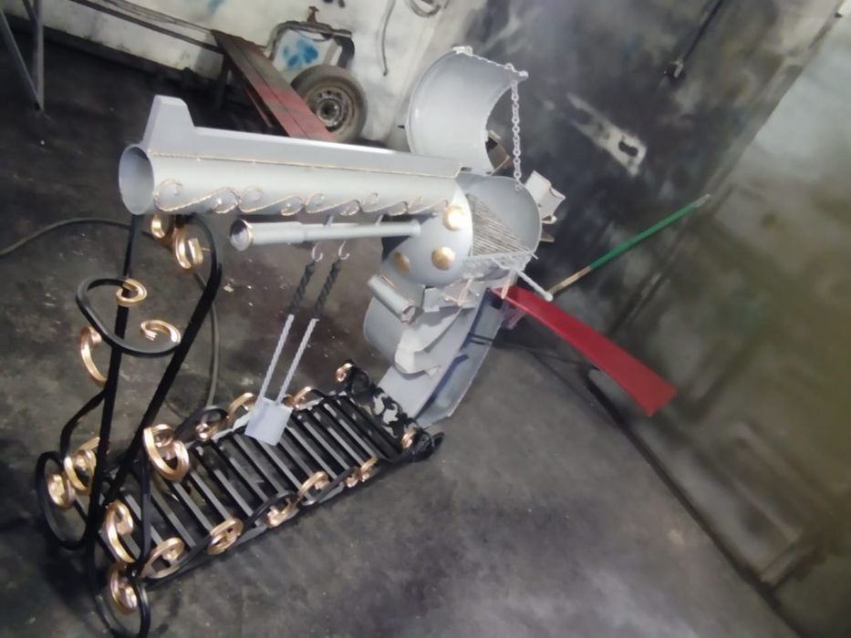 Мангал револьвер