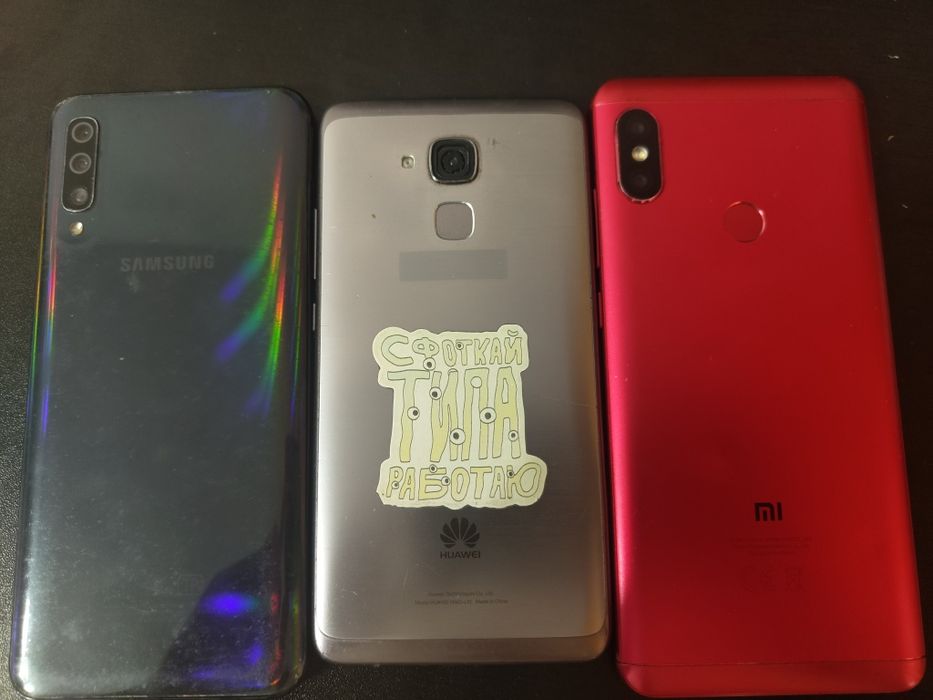Телефоны Redmi Samsung Huawei