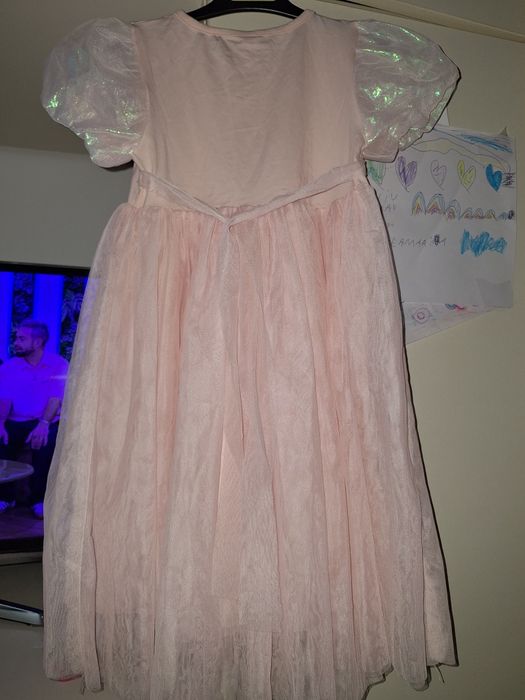 Rochie Ana&Elsa,5-6 ani+gentuta