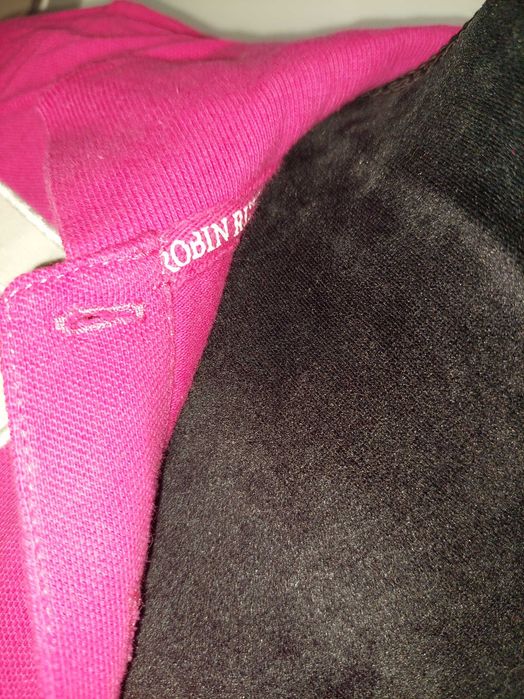 Tricou nou ciclam/fuxia Madrid stil polo