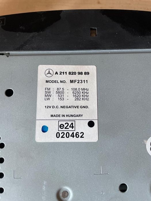 Unitate/Navigatie Mmi Mercedes-Benz E-Class W211 2002 - 2009 A 211 820 98 89