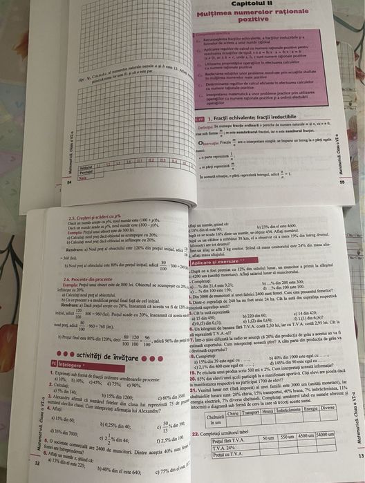 Maria Zaharia, D. Zaharia- Set culegeri matematică clasa a VI-a