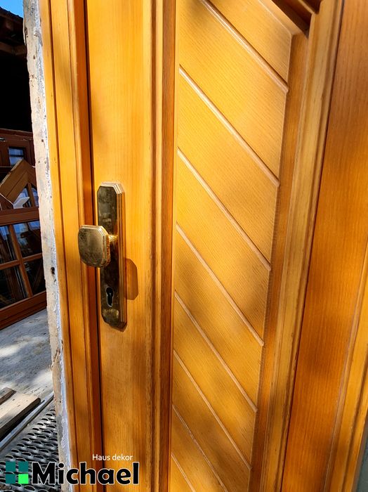 Usa intrare boltita,lemn masiv,Austria(Johann 4891)