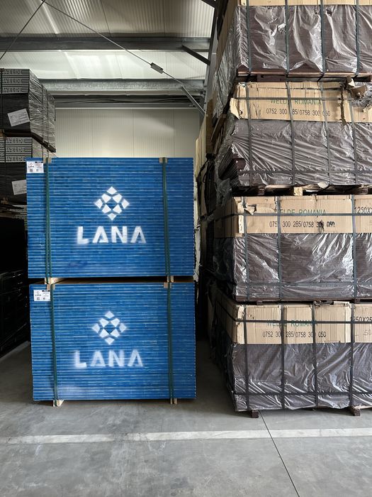 Placa cofranta panouri galbene tip doka popi grinda schela tego