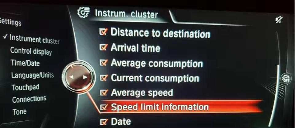 Modul SLI afisare limita viteza pe ceasurile de bord CIC NBT ID7