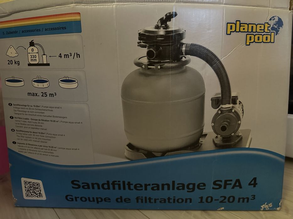 Piscina cu pompa de nisip