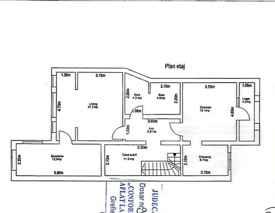 Apartament 2 camere / 72 mp / Terezian