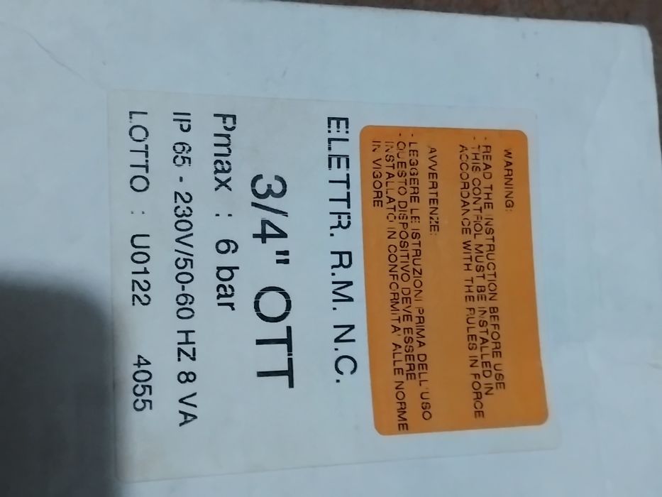 Electrovalve ,apa si gaz diferite modele