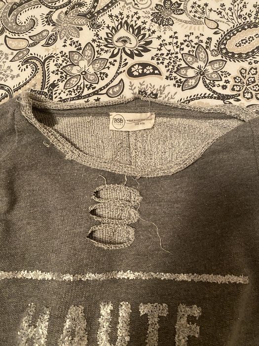 Bluza dama BSB de culoare gri
