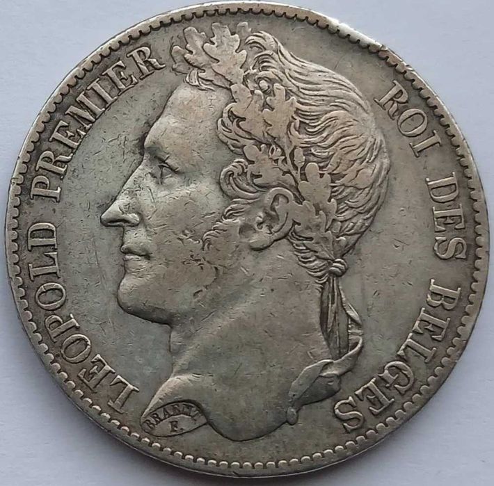 5 franci  1849 , Leopold I Bruxelles