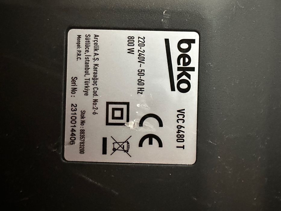 Aspirator Beko VCC6480T