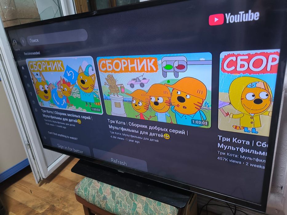 Смарт телевизор Samsung 106 см WiFi YouTube