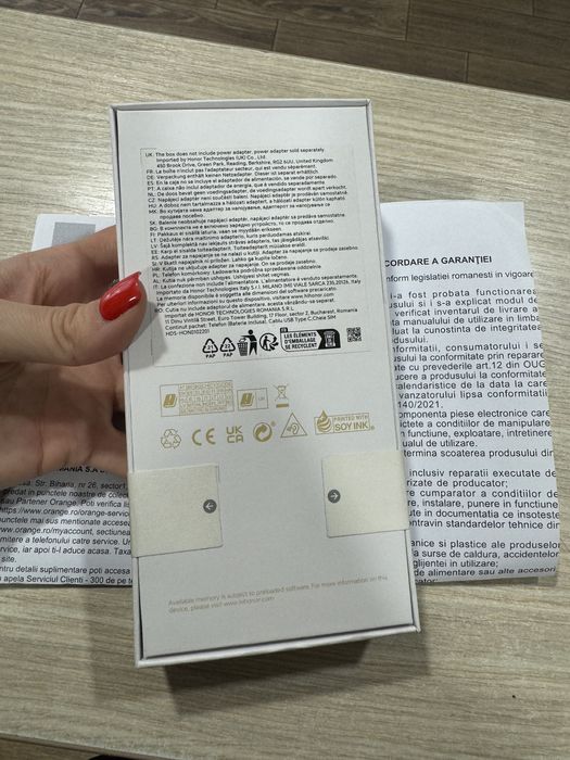 Honor 200 Lite, 8GB RAM, 256GB, 5G,  Black, Sigilat/Garantie 2 ANI!