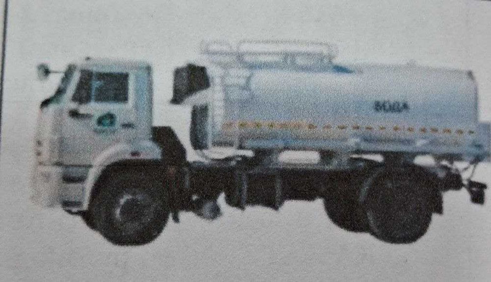 Автоцистерна водовоз для питьевой воды 10м3 на базе шасси КАМАЗ