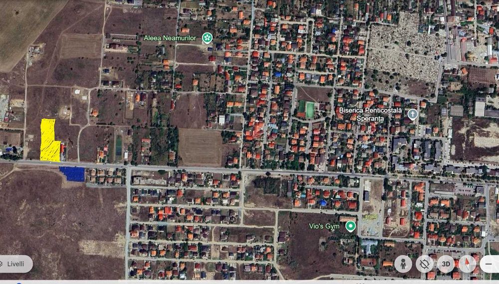 Teren intravilan ocazie Mangalia 4226mp se vinde si  pe parcelat.