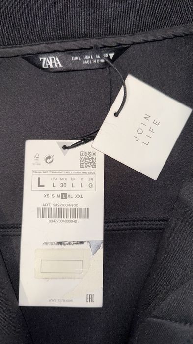 Жакет с пышными рукавами ZARA