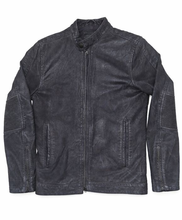 Кожаная мужская куртка