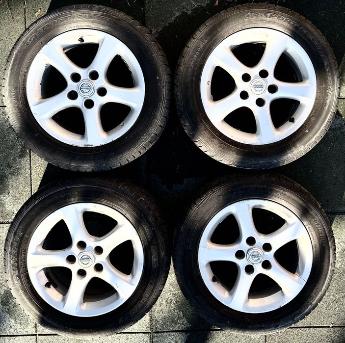 Vând set de 4 JANTE (genți) din ALUMINIU 16 pentru NISSAN