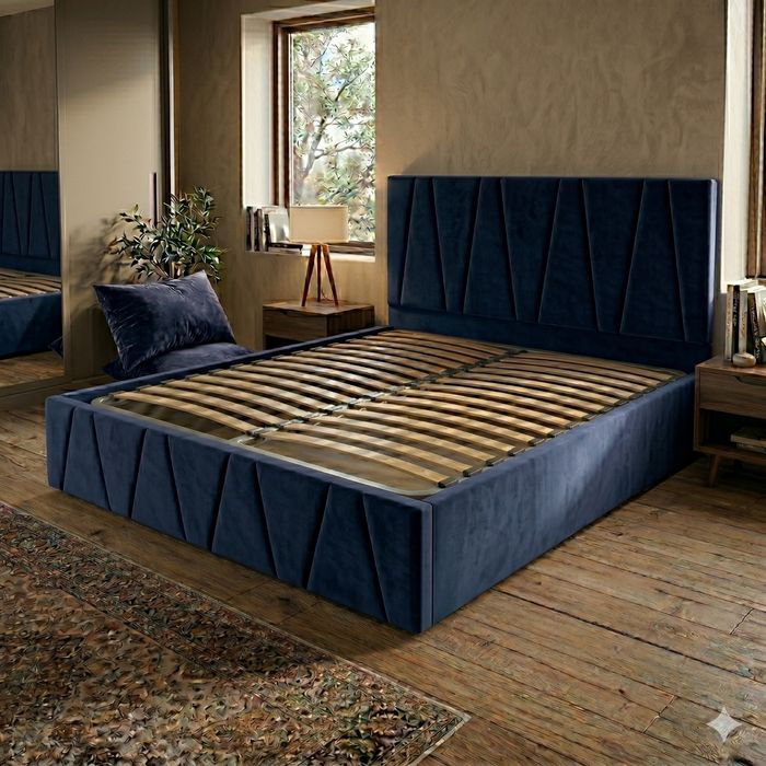 OFERTA Paturi tapițate de lux cu somiera inclusa
